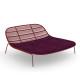 Panama Daybed Talenti Outdoor rosso-prugna