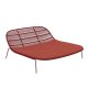 Panama Daybed Talenti Outdoor rosso-ruggine