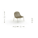 Panama Poltrona Living Talenti Outdoor dimensioni