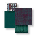 Panama Poltrona Relax Living Talenti Outdoor finitura verde acqua cuscino turchese e cuscino intreccio