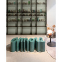 Panchina Amore Ocean Slide pacific green