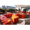 Panchina Wow Slide Design Ambientazione
