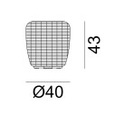 Panda 13 Tavolino-Pouf Gervasoni dimensioni