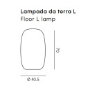 Pandora L lampada da esterno Myyour dimensioni