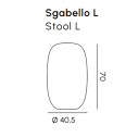 Pandora L Sgabello Myyour dimensioni