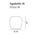 Pandora M Sgabello Myyour dimensioni
