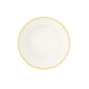Parisienne Piatto frutta avorio con bordo oro Bitossi Home vista