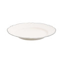 Parisienne Piatto frutta avorio con bordo platino Bitossi Home vista