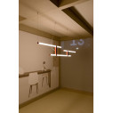 Paralela sospensione tripla 199 Lampada a sospensione Axolight ambientazione