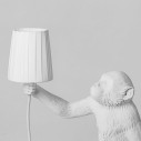 Monkey Lamp Standing Seletti ambientazione tipo con paralume opzionale solo a uso interno
