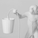 Monkey Lamp Standing Seletti ambientazione tipo con paralume opzionale solo a uso interno
