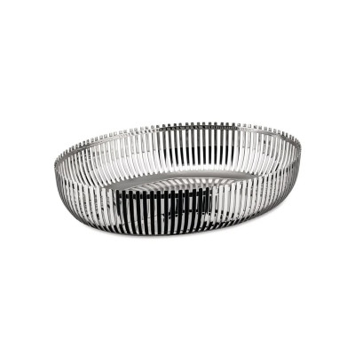 Alessi PCH06/26 Cestino ovale in acciaio Inox
