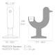 Peacock Vaso fioriera Vondom dimensioni