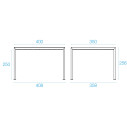 Pergola Nuvola 3,5x4 Emu ambientazione dimensioni
