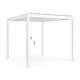 Pergola Ocean 3x3 bianco Bizzotto vista