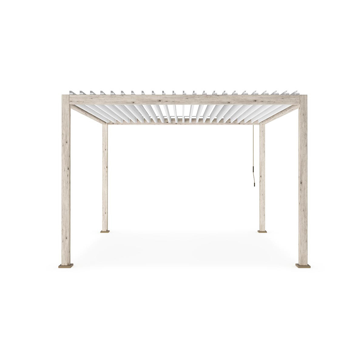 Pergola Ocean 3,6x3,6 rustic-bianco