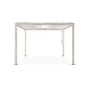 Pergola Ocean 3,6x3,6 rustic-bianco Bizzotto vista