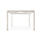 Pergola Ocean 3,6x3,6 rustic-bianco Bizzotto vista