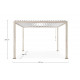 Pergola Ocean 3,6x3,6 rustic-bianco Bizzotto dimensioni