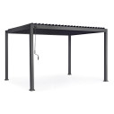 Pergola Ocean 3x4 antracite Bizzotto vista