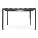 Pergola Ocean 3x4 antracite Bizzotto vista