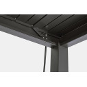 Pergola Ocean 3x4 antracite Bizzotto dettaglio