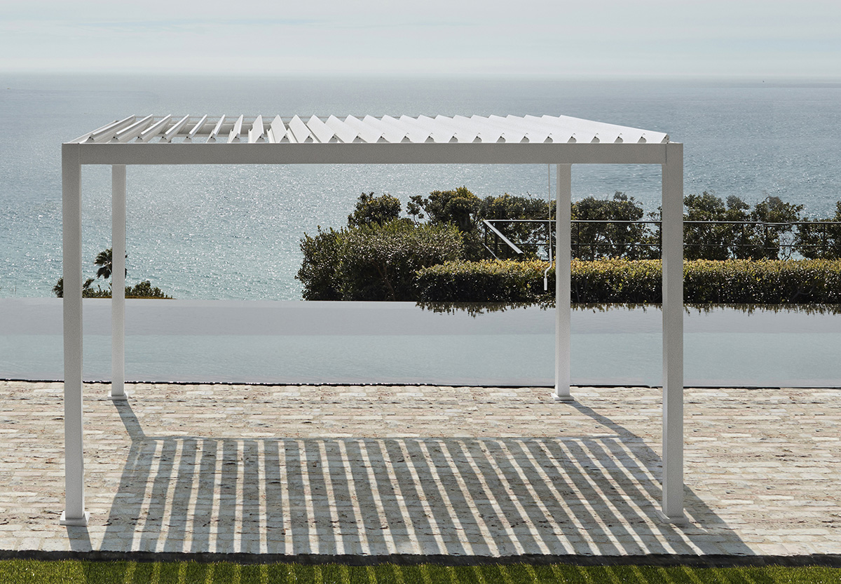 Pergola Ocean 3x4 bianco BIZZOTTO