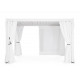 Pergola Ocean 3x4 bianco Bizzotto vista con optional tende