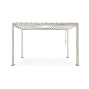 Pergola Ocean 3x4 rustic-bianco