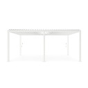 Pergola Ocean 3,6x6 bianco Bizzotto vista