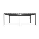 Pergola Ocean 3,6x7,2 antracite Bizzotto vista