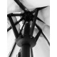 Petrarca Alluminio ombrellone a palo centrale 300x300 Ombrellificio Veneto dettaglio