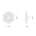 Phytia Lampada da parete C2801 Decò Ferroluce specifiche