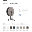 Piano Laminato Ø70 Nardi Outdoor Scheda tecnica