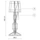 Piantana Sisma HP112 1B INT Karman scheda tecnica