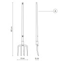Piantana Tobia HP145 1F EXT Karman scheda tecnica