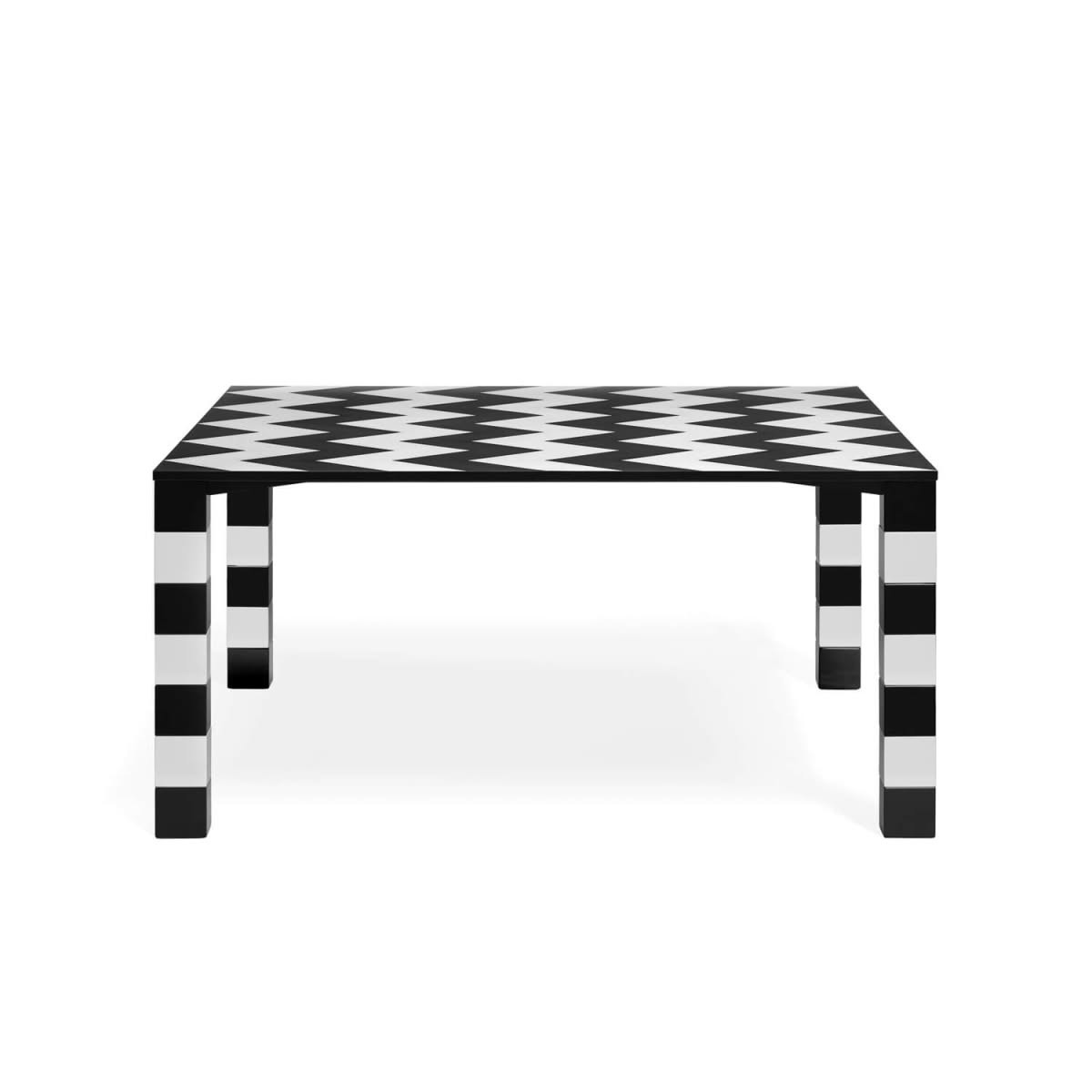 Memphis Milano Pierre B&W Tavolo