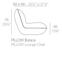 Pillow Poltrona Vondom dimensioni