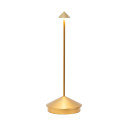 Pina Pro LED lampada da tavolo Oro Zafferano vista
