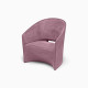 Pine Beach Moleskin poltrona Serralunga vista grape