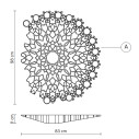 Plafoniera/Applique Notredame PL130 3O INT scheda tecnica