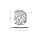 Plafoniera/Applique Notredame PL130 4B INT misure