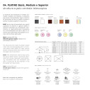Platino Basic ombrellone a palo centrale telescopico Il Parco specifiche