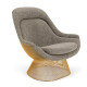 Knoll Platner Poltrona Easy Chair Oro 18K vista