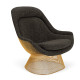 Knoll Platner Poltrona Easy Chair Oro 18K vista