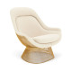 Knoll Platner Poltrona Easy Chair Oro 18K vista