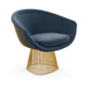 Knoll Platner Poltrona Oro 18 K vista
