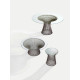 Knoll Platner Tavolino nickel Ø 40 vista