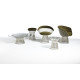 Knoll Platner Tavolino nickel Ø 40 vista