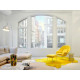 Knoll Platner Tavolino nickel Ø 40 ambientazione